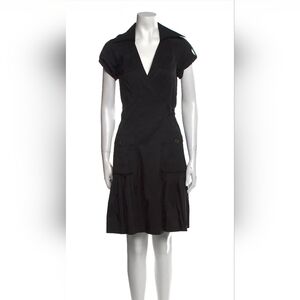 Diane Von Furstenberg Black Wrap Dress
